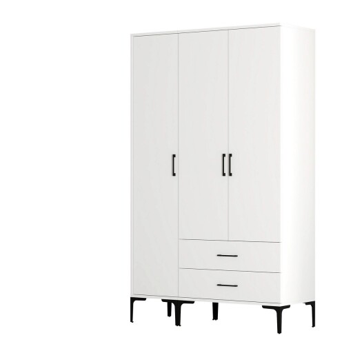 Dulap pentru haine, Hommy Craft, Kumsal ST, 120x47 cm, PAL, Alb