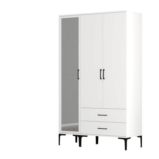 Dulap pentru haine, Hommy Craft, Kumsal RT, 120x47 cm, PAL, Alb