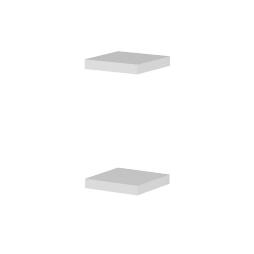 Raft de perete, Minerva, Gizli2 23, 23x3 cm, PAL, Alb