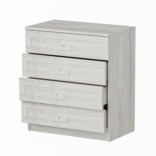 Dulap, Minerva, Kale, 72x42x77 cm, PAL, Alb