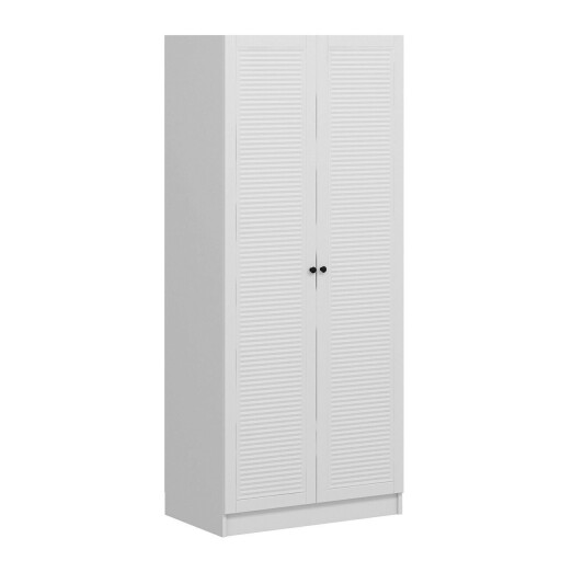 Dulap pentru haine, Minerva, Kale Membrane Blinds White, 90x210x52 cm, PAL, Alb