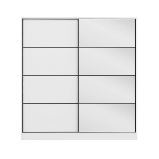 Dulap pentru haine, Minerva, Kale, 180x190x52 cm, PAL, Alb