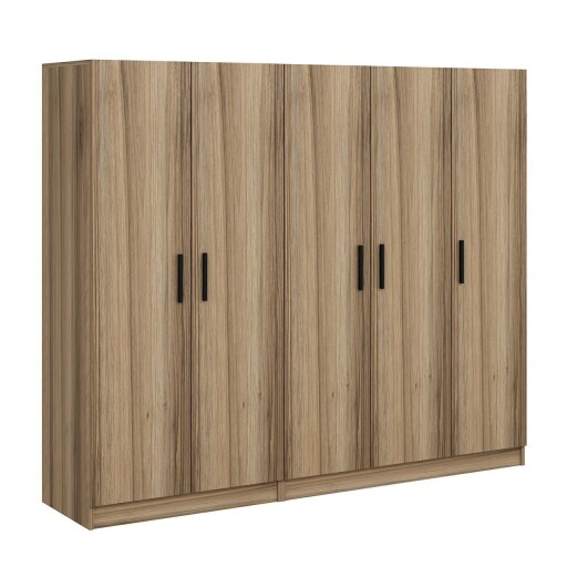 Dulap pentru haine, Minerva, Kale, 225x190x52 cm, PAL, Dore