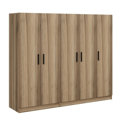 Dulap pentru haine, Minerva, Kale, 225x210x52 cm, PAL, Dore