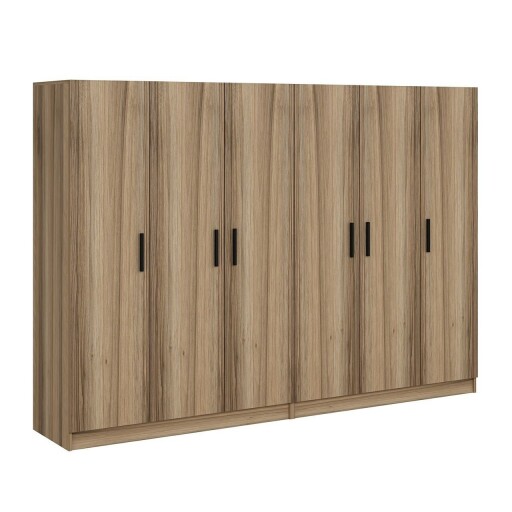 Dulap pentru haine, Minerva, Kale, 270x190x52 cm, PAL, Dore