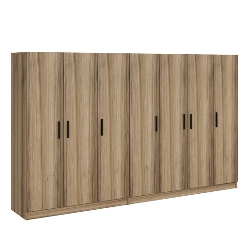 Dulap pentru haine, Minerva, Kale, 315x190x52 cm, PAL, Dore