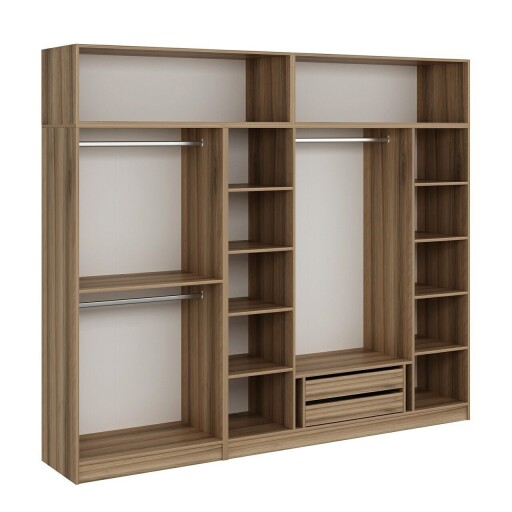 Dulap pentru haine, Minerva, Kale, 270x235x52 cm, PAL, Dore