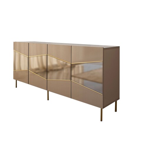 Consola, Neostill, Nice, 180x80x40 cm, MDF , Bronz / Aur