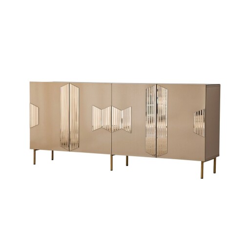 Consola, Neostill, Vienna, 180x80x40 cm, MDF , Bronz / Aur