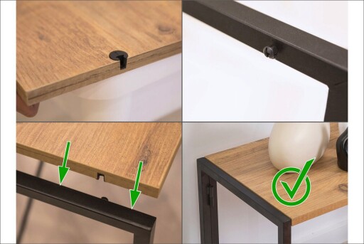 Comoda TV, Sapphire, Sky Rafix, 138x47x35 cm, PAL, Pin Atlantic / Negru