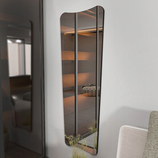 Oglinda decorativa, Hanah Home, Vitros, Negru