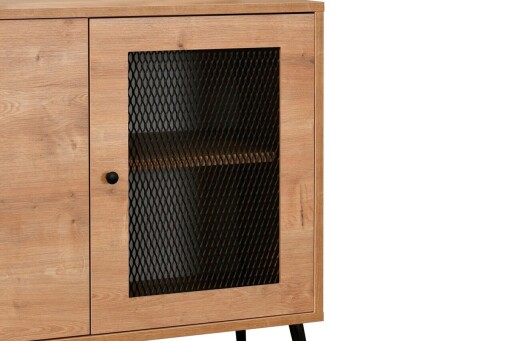 Consola, Wolina, Wire, 180x81x41 cm, PAL, Stejar