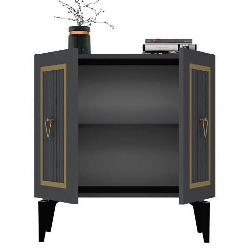 Consola, Chalmette, Capri, PAL, Antracit / Aur