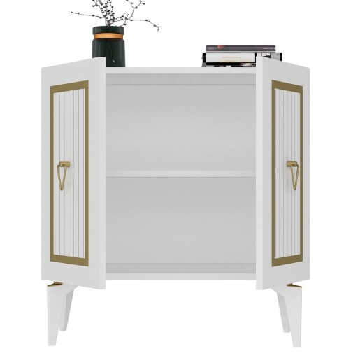 Consola, Chalmette, Capri, PAL, Alb/Auriu