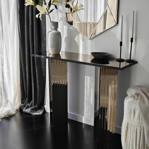 Dulap, Neostill, Dresser 2B, 105x80x34 cm, PAL, Bronz