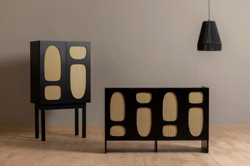 Consola, Hanah Home, Simona 135, Negru