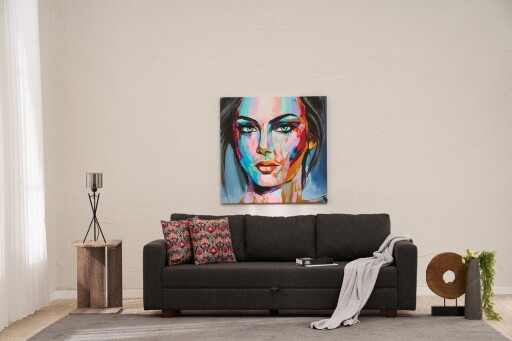 Canapea extensibila 3 locuri, Balcab Home, 825BLC5247, Lemn / MDF / PAL, Antracit