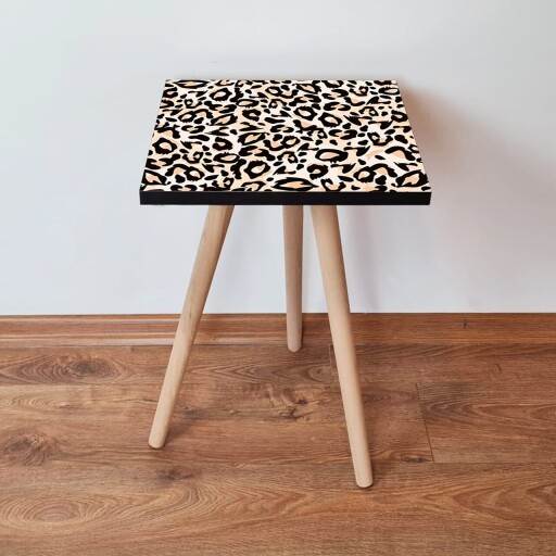 Masuta, Hanah Home, Shp152, Alb / Cămilă / Negru