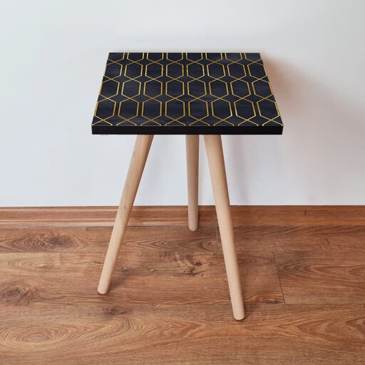 Masuta, Hanah Home, Shp154, Bleumarin/Auriu