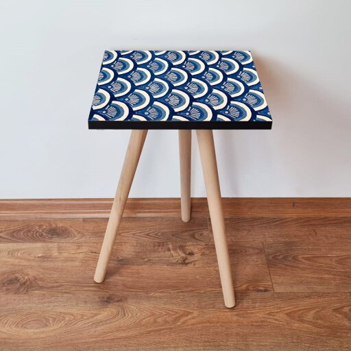 Masuta, Hanah Home, Shp157, Albastru / Bleumarin / Alb