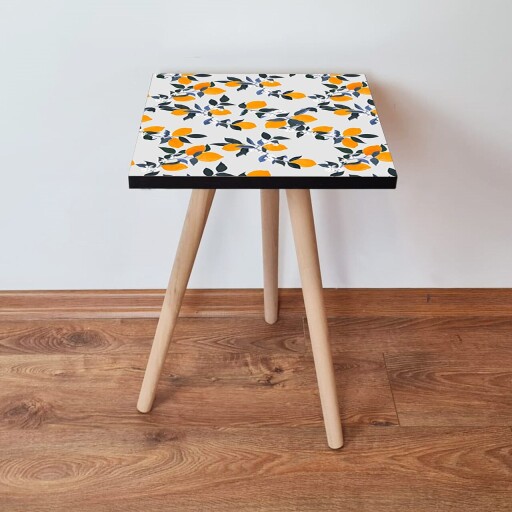 Masuta, Hanah Home, Shp158, Alb / Portocaliu / Verde