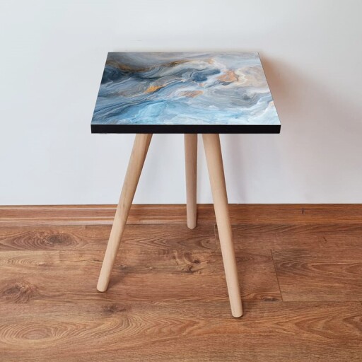 Masuta, Hanah Home, Shp178, Albastru / Bleumarin / Portocaliu / Alb