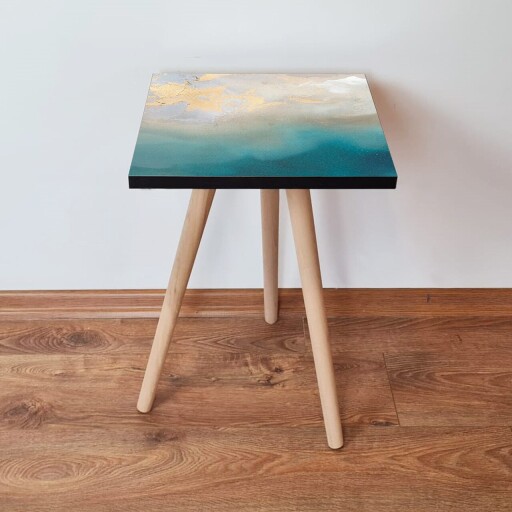 Masuta, Hanah Home, Shp182, Albastru / Bej / Alb