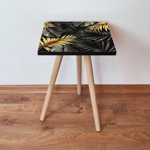 Masuta, Hanah Home, Shp194, Negru / Auriu / Gri