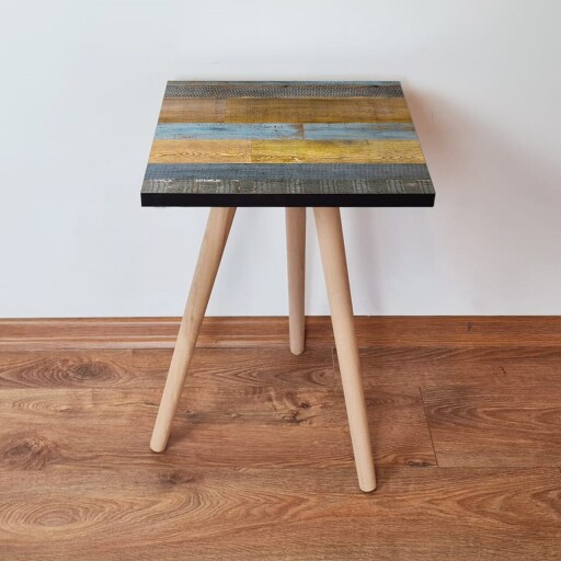 Masuta, Hanah Home, Shp2, Galben / Albastru / Gri