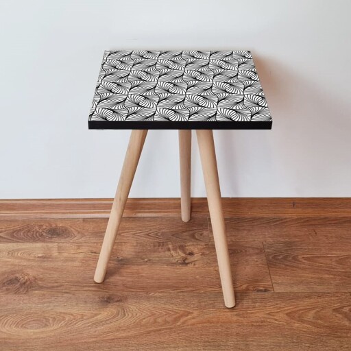 Masuta, Hanah Home, Shp222, Alb/Negru