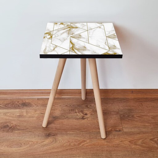 Masuta, Hanah Home, Shp228, Alb/Auriu