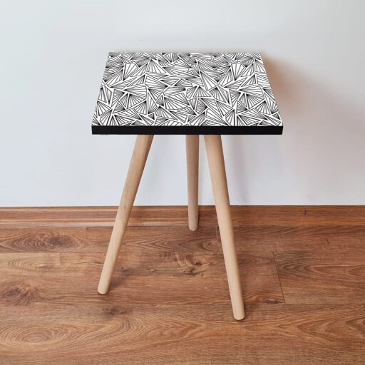 Masuta, Hanah Home, Shp229, Alb/Negru