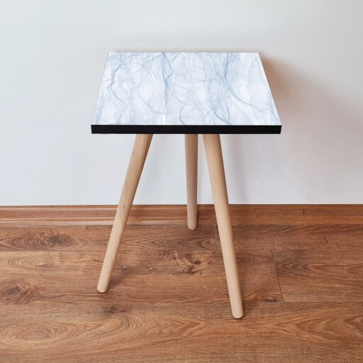 Masuta, Hanah Home, Shp243, Albastru deschis/Alb