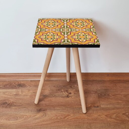 Masuta, Hanah Home, Shp27, Portocaliu / Verde / Roz / Alb