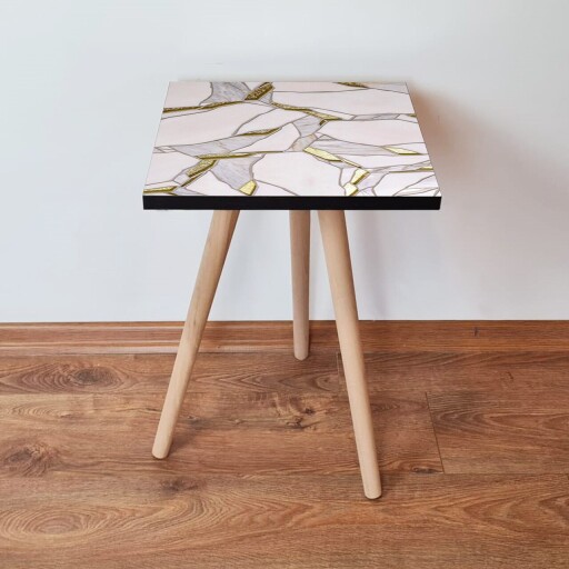 Masuta, Hanah Home, Shp272, Alb / Auriu / Gri