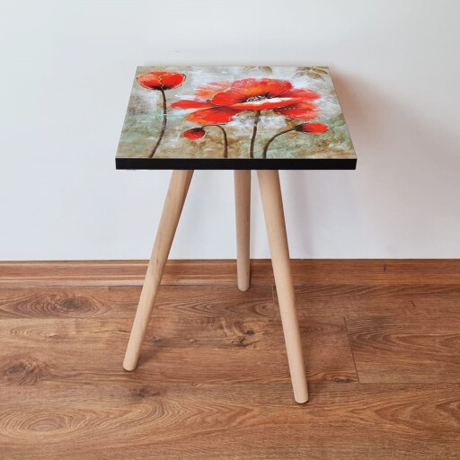 Masuta, Hanah Home, Shp301, Roșu / Bej / Alb / Maro