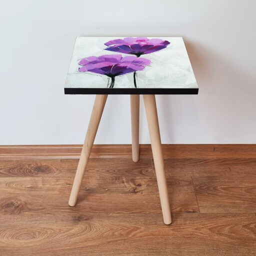 Masuta, Hanah Home, Shp311, Roz / Violet / Negru / Alb