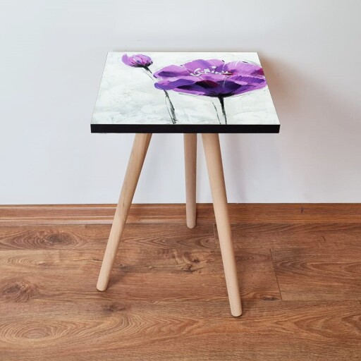 Masuta, Hanah Home, Shp312, Roz / Violet / Negru / Alb