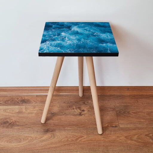 Masuta, Hanah Home, Shp357, Albastru/Alb