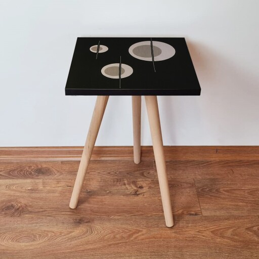 Masuta, Hanah Home, Shp65, Negru / Bej / Nurcă