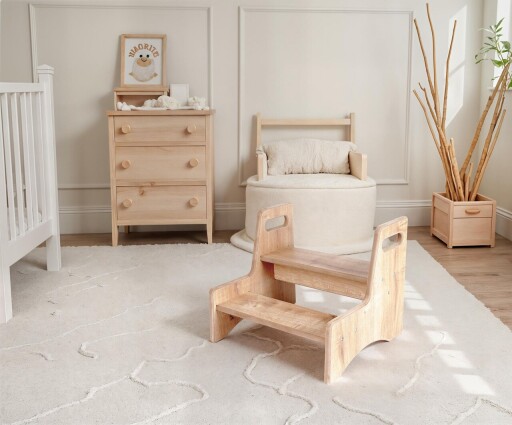 Scaun pentru copii, Hanah Home, BLTYZ-AKTV035, Stejar