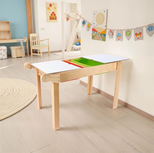 Masa pentru copii, Hanah Home, BLTYZ-AKTV0150, Stejar