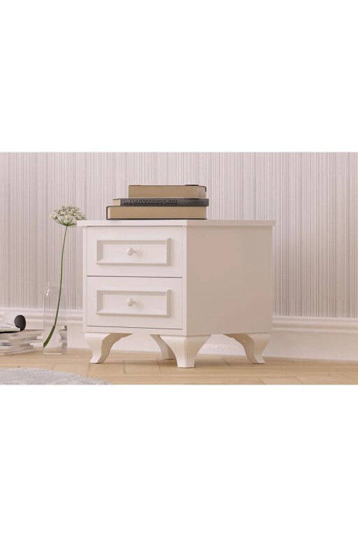 Noptiera, Hanah Home, Rb-186-07, Alb mat