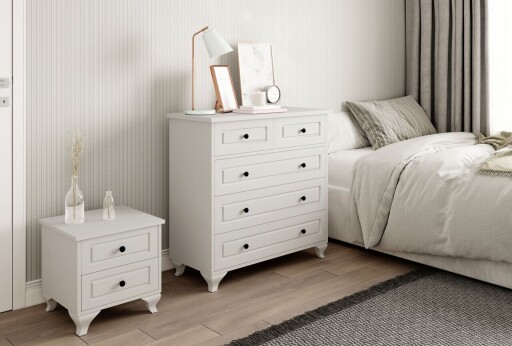 Dulap, Hanah Home, Rb-020-02, Alb mat