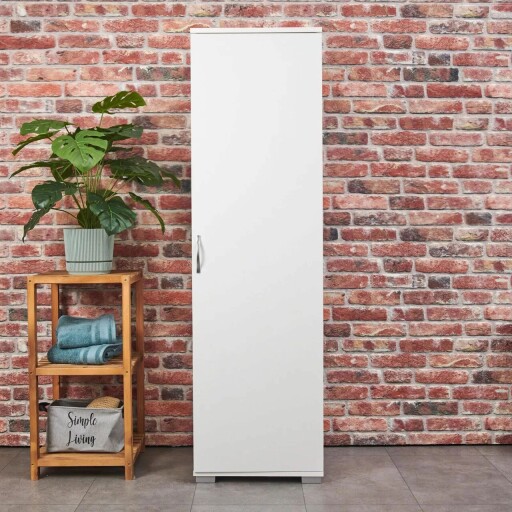 Dulap multifunctional, Hanah Home, Tuval 063, Alb