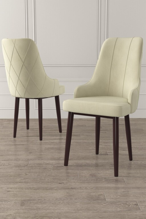 Set scaune 4 piese, Hanah Home, Trex, Gri/Maro