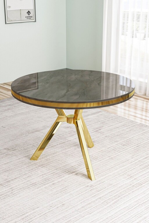 Masa, Hanah Home, Mos, Antracit / Aur