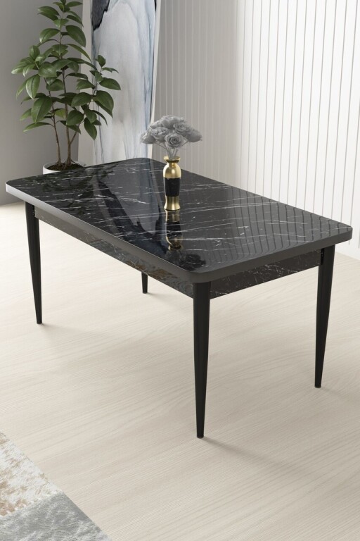 Masa, Hanah Home, Nil, Marmură neagră / Negru