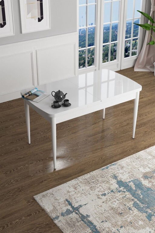 Masa, Hanah Home, Han, Marmură albă / Alb