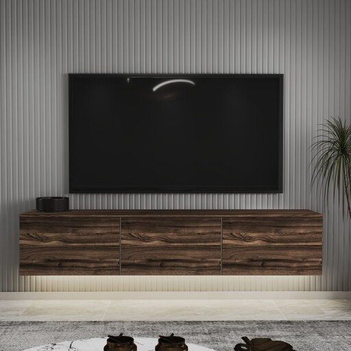Comoda TV, Inarch, Neon, 160x35x32 cm, PAL, Castan